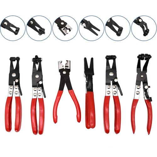 Hose Clamp Pliers 9-piece Remover Tool Kit – Automotive Hose Removal Set - Picture 8 of 9