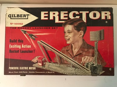 gilbert erector rocket launcher set