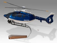 Airbus Eurocopter EC135 Slovenia Slovenian Police Desk Wood Model Large 1/32