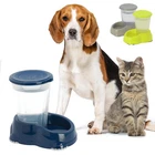 Cat Dog Bowl Dish Non Slip Gravity Pet Water Automatic Drink Dispenser 1.5L Feed
