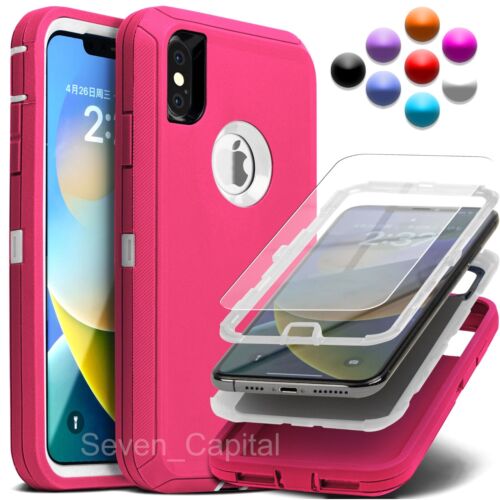 For Apple iPhone X XR XS Max 10 Shockproof Protective Rugged Hard Cover Case - Picture 10 of 14