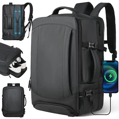 KVAYO Rucksack Reiserucksack Boardgepäck mit Laptopfach Rucksack USB Ladeanschluß DHL