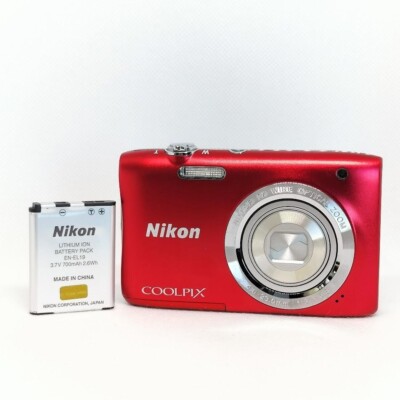 Nikon COOLPIX S2900 Red 20.0MP Compact Digital Camera From Japan