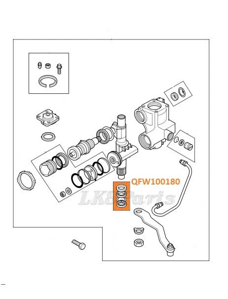 Kit de reparación de caja de cambios de dirección asistida Land Rover Discovery QFW100180 nuevo Foto 2 de 3