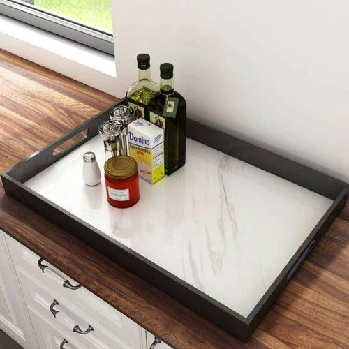 Marble Contact Paper for Countertops 30''x118'' - Removable, Oil-Proof, Washable - Picture 6 of 8