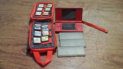 Nintendo DSi DS Red System Console TWL-001 + 12 Games Nintendo DSi DS Red System Console TWL-001 + 12 Games