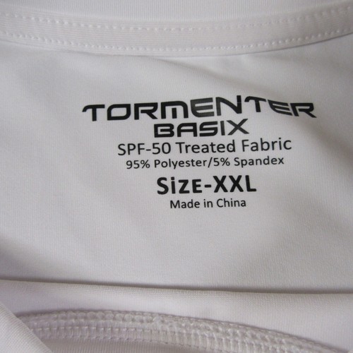 Tormenter Basix Fishing Shirt Mens 2XL "SPF-50" Graphic Print Fish - Afbeelding 4 van 9