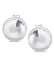 Giani Bernini Ball Stud Earrings (6 mm) in Sterling Silver