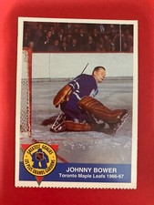 1993 HOCKEY HIGH LINER CANADA JOHNNY BOWER maple leafs GREATEST GOALIES