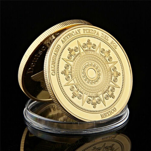 20 PIEZAS Calendario Profecía Maya México Regalo Moneda Conmemorativa Cultura Coleccionable - Imagen 10 de 12