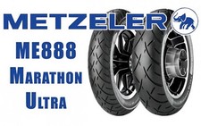 Metzeler ME888 Marathon Ultra Rear Motorcycle Tire MU85B-16 (77H) Black Wall for Harley-Davidson Road King Custom FLHRS/I 2004-2007