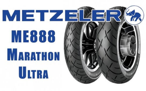METZELER ME888 130/60-19 & 180/55-18 TIRE SET HARLEY STREET GLIDE ROAD GLIDE CVO - Picture 2 of 2