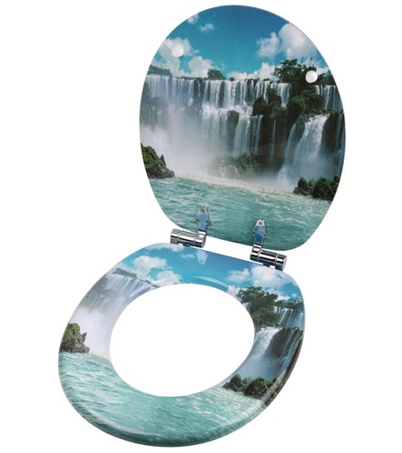 WC SITZ TOILETTENDECKEL KLODECKEL DECKEL BRILLE KLOBRILLE MIT ABSENKAUTOMATIK - Bild 133 von 141