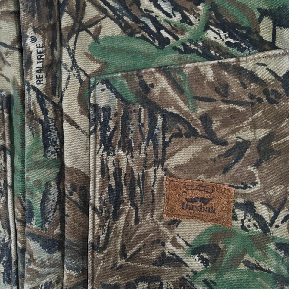 Mono Duxbak de Colección Para Hombres Grande Realtree Camuflaje Caza Aislado Exterior LEER Foto 3 de 4