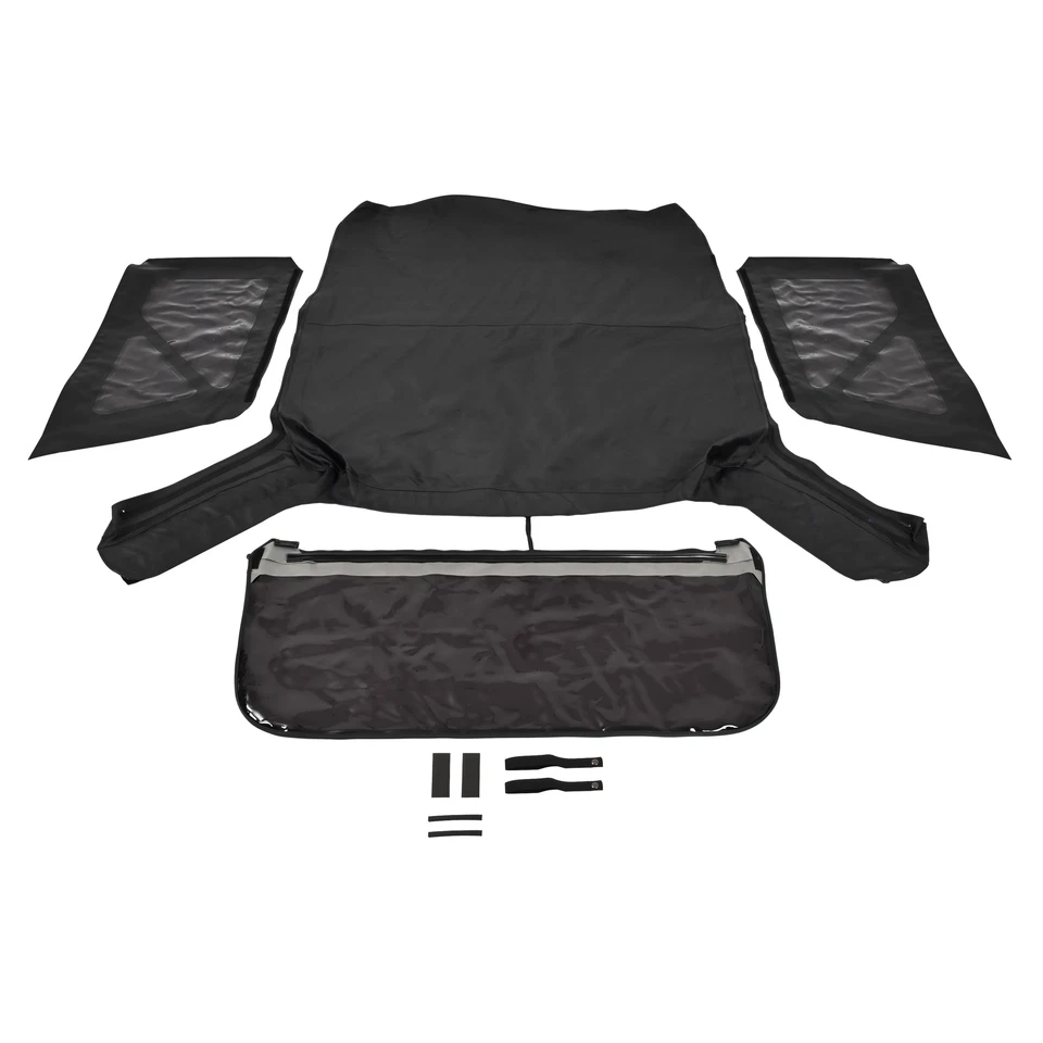 For Jeep Wrangler JK 2 door models 2007-18 Replacement Tinted Windows & Soft Top - Изображение 3 из 4