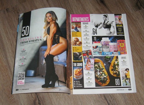 Inside Fitness 2024 magazine 13 pages on TRISH STRATUS cover workout photos - Foto 2 di 10