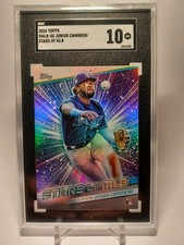 2024 Topps Stars of MLB Junior Caminero #SMLB-50 RC SGC 10