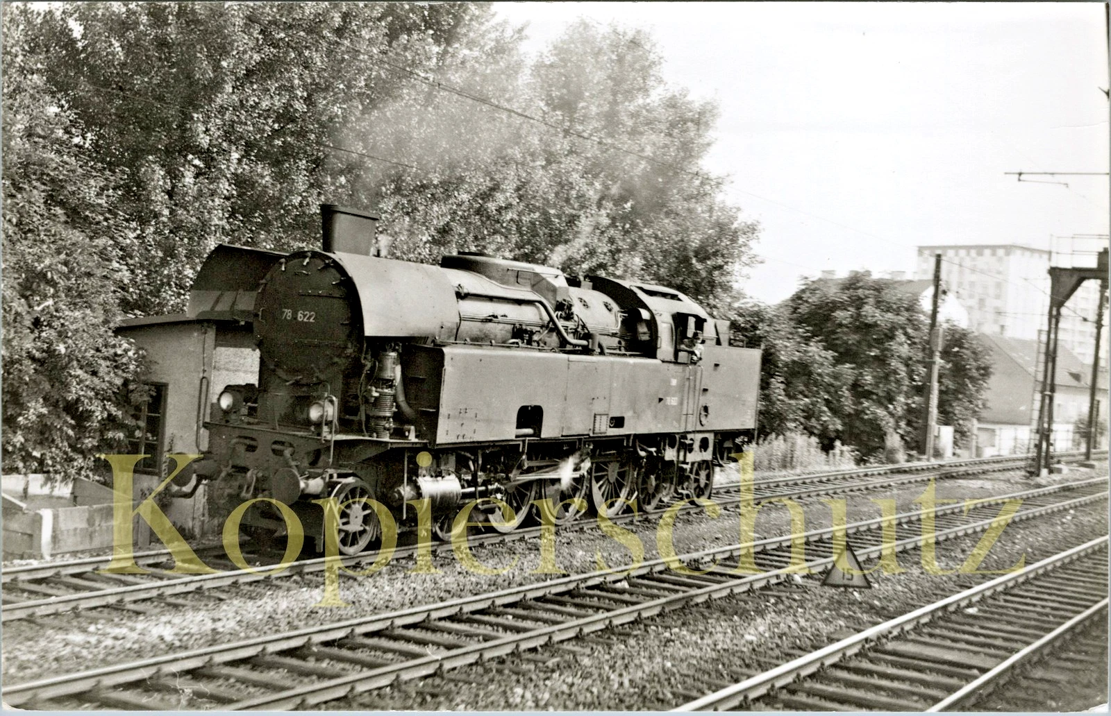 Foto - ÖBB 78 622 in Linz/Donau 6.7.1961 - Bild 1 von 1