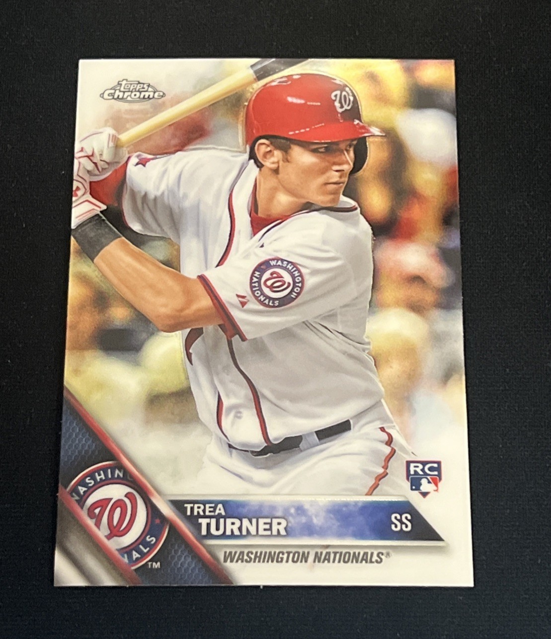 2016 Topps Chrome Trea Turner #32 Washington Nationals Philadelphia Phillies RC