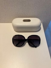 Excellent Chloe Black Oversized Sunglasses w/ Case