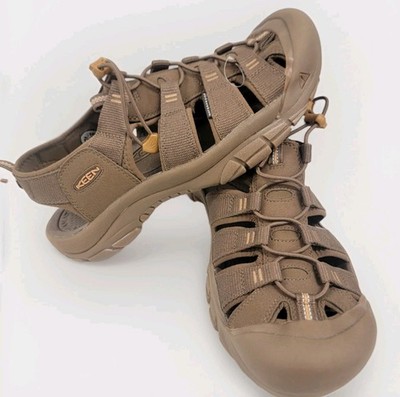 KEEN Mens Newport H2 Sandal Dark Earth Sz 11.5 Close Toe Anatomic