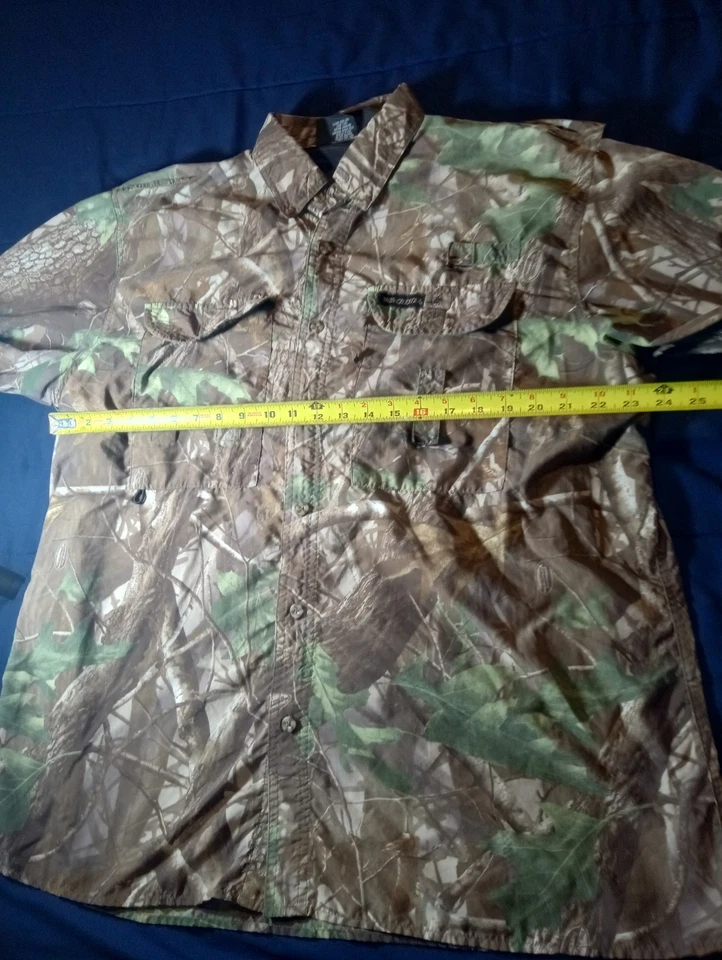 Camisa Winchester Supreme Hombre XL Manga Larga Realtree Madera Dura Camuflaje Caza Foto 2 de 4