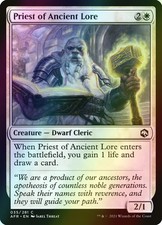 MTG Priest of Ancient Lore Foil ** Adventures in the Forgotten Realms ** English