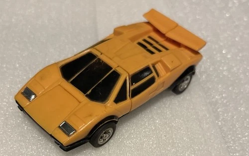 Vintage 1984 Bandai Gobots Pocket Puzzler Robot Figure LamborghiniTransformercar