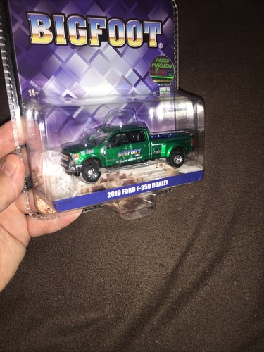 2022 Greenlight 1:64 Bigfoot 2019 Ford F350 F-350 Lariat Dually Green Machine - Bild 2 von 6