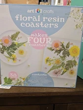 Art 101 Crafts Floral Resin Coasters Kit , 38pieces