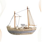 Living Room Decor Rustic Home Mediterranean Style Sailboat Model