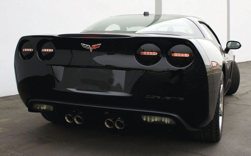 IPCW Midnight Onyx 05-13 for Chevy Corvette C6 LED Tail Lamps LEDT-336CX 4 Pcs - Picture 4 of 10