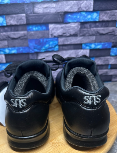 SAS Free Time Black Leather Walking Shoe Women's Size 9 M - Picture 2 of 10