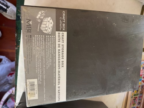 Lot of 3 MBI Craft Storage Boxes – Black – New Sealed - FREE SHIPPING! - Picture 3 of 4