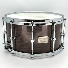 Used Canopus Limited Ed. Wenge Birch Snare Drum 14x7.5 Natural Gloss - Excellent