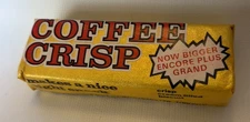 Vintage 1968 Coffee Crisp Canada Chocolate Candy NOS Sealed 1 Bar Original Case