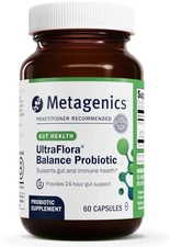 Metagenics UltraFlora Intensive Care Probiotic Gut Health (60 Capsules) Exp 6/26