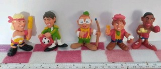 Vintage 1980s Kelloggs Sport Stars x 5 in Very Good Condition....see Photos