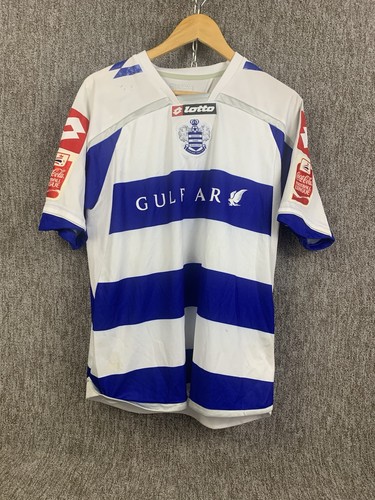 2009-10 Home Shirt QPR Queens Park Rangers Football Top Men’s Large Arm Patches