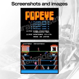 Popeye Nintendo Famicom / FC [Japanese NES] Game Only (Nintendo 1983 HVC-PP)