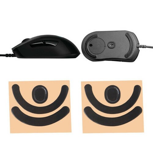 Black Mice Mouse Feet Sticker Pad For Hotline Games Logitech G403 G603 G703 - Photo 5/8