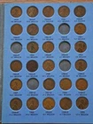 Lincoln Penny Cent Collection Whitman Album Number One 1909 to 1940 - 44 Coins