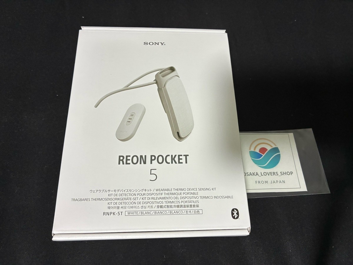Sony Reon Pocket 5 Wearable Thermo Device With Tag Neckband RNPK