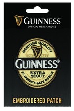 Guinness Embroidered Sew on or Iron on patch