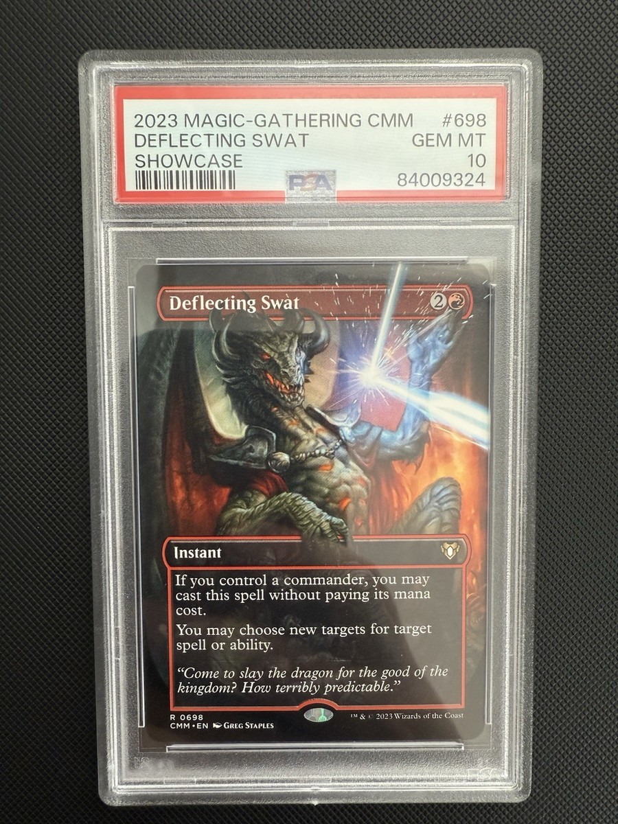 MTG 2023 Commander Masters Deflecting Swat Borderless PSA 10 | eBay