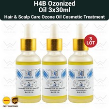 H4B Ozonized Oil 30ml, Hair & Scalp Care Ozone Oil Cosmetic Treatment - 3 LOT