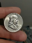 1959- P Franklin Silver Half Dollar BU