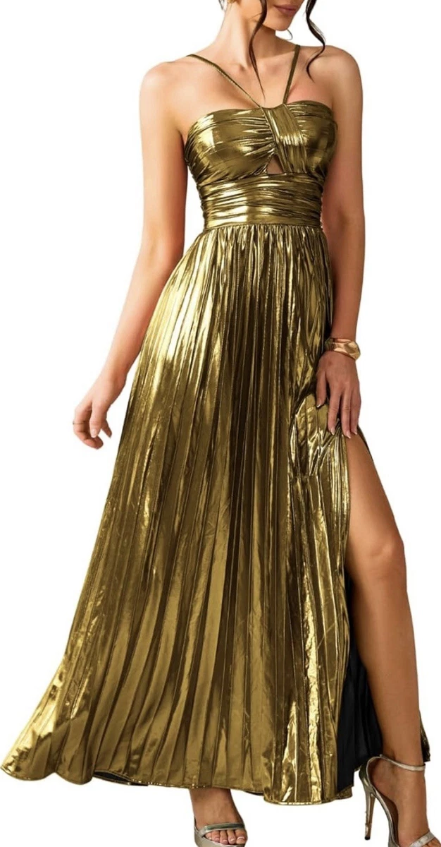 Pleated Gold Dresses for Women for sale | eBay Pleated Gold Dresses for Women for sale | eBay