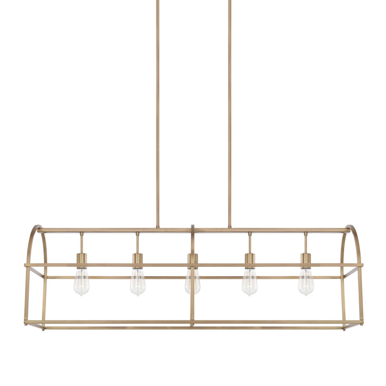 Capital Lighting Homeplace 5-Light Island Chandelier in Aged Brass - 825751AD