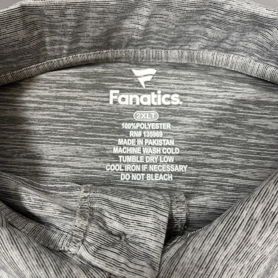 Camisa informal de golf Fanatics Longhorns Performance gris jaspeado 2XL alta nueva sin etiquetas Foto 4 de 4